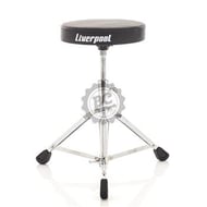 Banco Liverpool Premium com ajuste de altura em espiral e pernas duplas (11023)