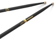 Baqueta Promark American Hickory 5A ActiveGrip Black Rebound R5AAG com mais conforto no rebote (028437)