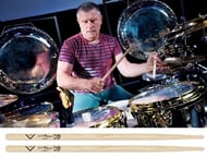 Baqueta Vater Signature Carl Palmer Padrão 5B/5A VHPALMER50W Limited Edition ELP’s 50th Anniversary em Hickory
