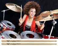 Baqueta Vater Signature Cindy Blackman Padrão 5B/5A VHCBSW Magic Wand em Hickory Made in USA