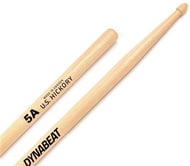 Baqueta Wincent Dynabeat Hickory 5A W-DB5A Fabricada na Suécia Padrão 5A Clássica mais acessível