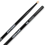 Baqueta Wincent Standard Black Hickory 5A W-5ACB Fabricada na Suécia em altíssimo padrão com cera protetora