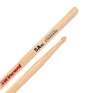 Baqueta Wincent Standard Hickory 5A Extra Longa W-5AXL Fabricada na Suécia em altíssimo padrão com cera protetora