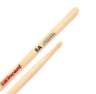 Baqueta Wincent Standard Hickory 5A W-5A Fabricada na Suécia em altíssimo padrão com cera protetora
