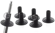 Base para Estante de Prato D-Tuner Cymbal Sleeve Kit com 5 unidades para Rosca 8mm DT04