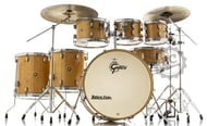 Bateria Gretsch Catalina Maple Antique Maple AM 22",8",10",12",14",16" com Kit de Ferragens