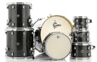 Bateria Gretsch Catalina Maple Black Stardust BS 22",8",10",12",14",16" e caixa 14x6.5" (Shell Pack)