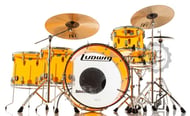 Bateria Ludwig Vistalite Zep Set Amber (Usada) John Bonham Bumbo 26", Tom 14", Surdos 16" e 18" Led Zeppelin