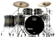Bateria Mapex Saturn VI Maple Hybrid Black Ink Exotic Burst 22",10",12",14",16" (Shell Pack)