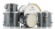 Bateria Michael Legacy Rock Sparkle Marine SMB (Shell Pack) Bumbo 24", tom 13", surdos 16" e 18", caixa