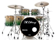 Bateria Odery New Eyedentity Lacewood Birch Dark Forest Fade 20",10",12",14",16" (Shell Pack)