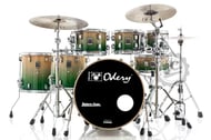 Bateria Odery New Eyedentity Lacewood Birch Dark Forest Fade 20",8",10",12",14",16" (Shell Pack)