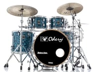 Bateria Odery New Eyedentity Maple The Blue Cave 22",10",12",16" (Shell Pack) Ultra Premium Wrap