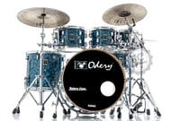 Bateria Odery New Eyedentity Maple The Blue Cave 22",8",10",12",16" (Shell Pack) Ultra Premium Wrap