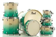 Bateria Pearl Decade Maple Artisan White Beach Pine 22",8",10",12",14",16" e Caixa 14x5.5" (Shell Pack)