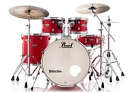 Bateria Pearl Decade Maple Matte Racing Red 20",10",12",14", caixa e Kit Ferragens HWP-830