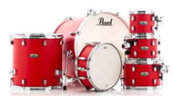 Bateria Pearl Decade Maple Matte Racing Red 20",8",10",12",14" e Caixa 14x5.5" (Shell Pack)
