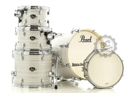 Bateria Pearl Export EXX Jazz Slipstream White com Bumbo 18",10",12",14" e 13x5" (Shell Pack)