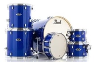 Bateria Pearl Export EXX Series Midnight Blue 20",10",12",14",16" (Shell Pack) com Caixa 14x5,5"