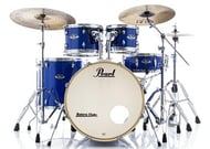 Bateria Pearl Export EXX Series Midnight Blue 20",10",12",14", caixa e Kit Ferragens HWP-830