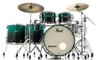 Bateria Pearl Masters Maple Pure Peacock Fade 22",10",12",16",18" (Shell Pack) R2 Air Arc Design