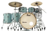 Bateria Pearl Professional Series Maple Ice Blue Oyster 22",8",10",12",14",16" (Shell Pack) Padrão Session