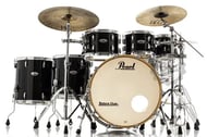 Bateria Pearl Professional Series Maple Piano Black 22",8",10",12",14",16" (Shell Pack) Padrão Session