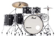 Bateria Pearl Roadshow Jet Black 22",10",12",14",16" com ferragens TAPETE e CAMISETA GRÁTIS