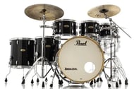 Bateria Pearl Session Studio Select Piano Black 22",8",10",12",14",16" (Shell Pack) Mogno e Birch