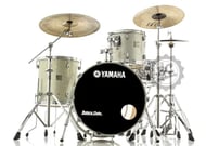 Bateria Yamaha Maple Custom Absolute Silver Sparkle Rock 22",13",16" Made in Japan (Usada)