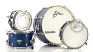 Bateria Zellmer GigTop Compacta Matte Blue 20x8", tom 10", surdo 13" e caixa (Shell Pack)