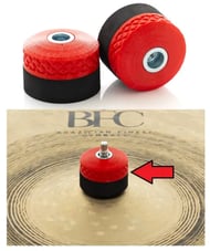 Borboleta Feel Good Red com feltro fixo kit com 2 unidades estante 8mm Made in Brazil Gourmet Artesanal