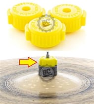 Borboleta Spanking by Zellmer Quick Release Amarela Kit com 3 Unidades para Estantes de Prato e Cymbal Push-on (1174)