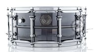 Caixa Bauer Thunder Steel 14x6,5" TCM44 canoas Chrome Tube Lugs, casco Black Nickel e abafador interno