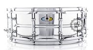 Caixa Ludwig Supralite LW5514SL Steel Shell 14x5,5" com Aros Power Hoop e Tube Lugs