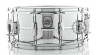 Caixa Michael Power Gate Reflect Steel 14x6.5" PGR1465 casco em aço cromado e aros PowerHoop 2.3mm