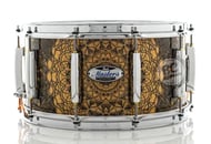 Caixa Pearl Masters Complete MCT Maple Cain & Abel 14x7" Graphic Tattoo e pele Remo USA