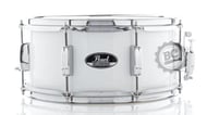 Caixa Pearl Roadshow Pure White 14x6,5" com Aros Triple Flange e 8 Afinações