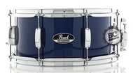 Caixa Pearl Roadshow Royal Blue Metallic 14x6,5" com Aros Triple Flange e 8 Afinações