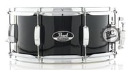 Caixa Pearl Roadshow Royal Jet Black 14x6,5" com Aros Triple Flange e 8 Afinações