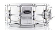Caixa Pinguim Ice Snare 14x6,5" PCM71 Alumínio Cromado com buchas em Brass e aros PowerHoop