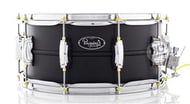 Caixa Pinguim Imperador 14x6,5" PCM76 em Alumínio preto fosco com buchas em Brass e aros PowerHoop