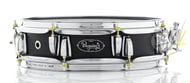 Caixa Pinguim Imperador Piccolo 13x3.5" PCM74 em Alumínio preto fosco com buchas em Brass e aros PowerHoop