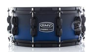 Caixa RMV FiberTech Blue Black Fade 14x6" Casco Híbrido com Aros Inoxidáveis 1,7mm (Exclusiva)