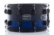 Caixa RMV FiberTech Blue Black Fade 14x8" Casco Híbrido com Aros Inoxidáveis 1,7mm (Exclusiva)