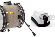 Canoa RMV Cromada individual para Bumbo padrão Concept Exclusive e outras com parafuso interno