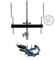 Clamp de Percussão Duplo Liverpool Mini Rack para Fixar 2 Acessórios na Estante (11171)