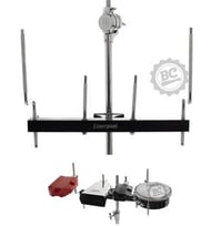 Clamp de Percussão Quádruplo Liverpool Mini Rack para Fixar 4 Acessórios na Estante (8020)