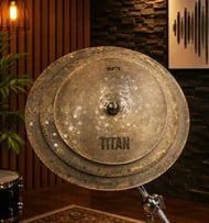 Clap Stack Titan SFX trio de pratos 11",13" e 15" som de "palma" em Bronze B20 TNS11ST
