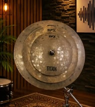 Clap Stack Titan SFX trio de pratos 7",9" e 11" som de "palma" em Bronze B20 TNS07ST